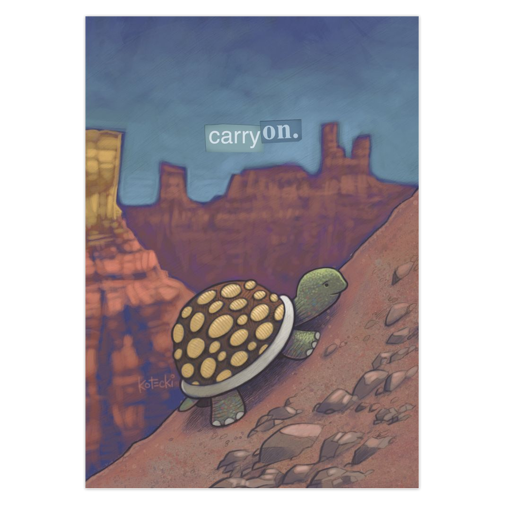 Carry On Greeting Card