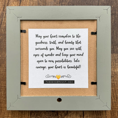 Rustic Heart Framed Print