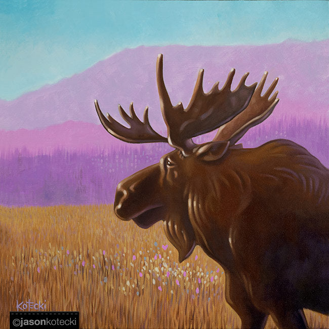 Chocolate Moose Print