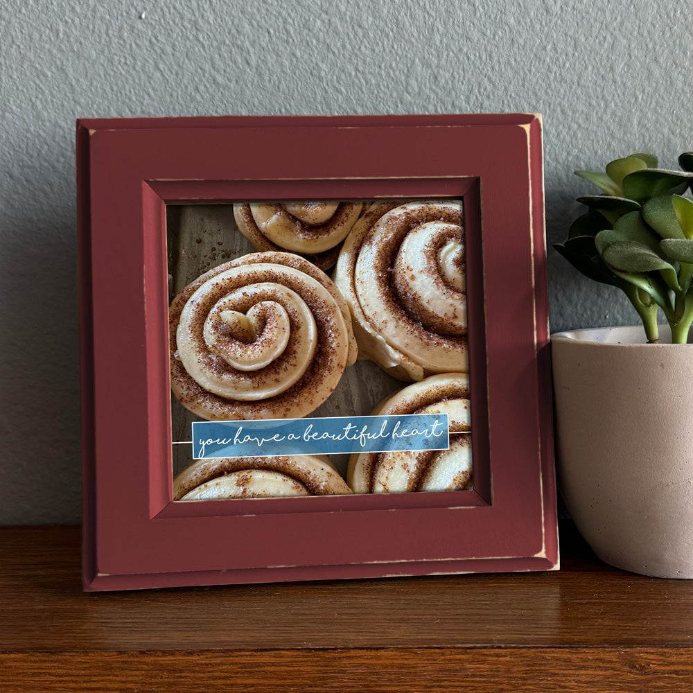 Cinnamon Heart Framed Print
