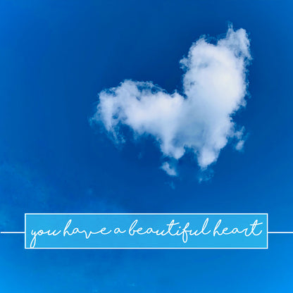 Cloud Heart Framed Print