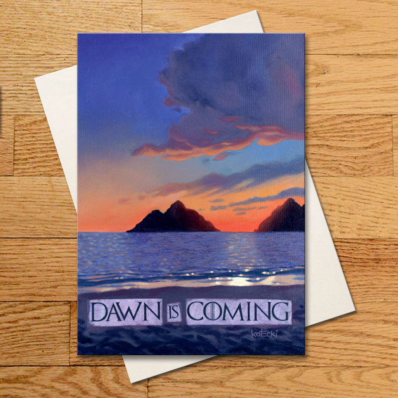 Dawn Is Coming Greeting Card