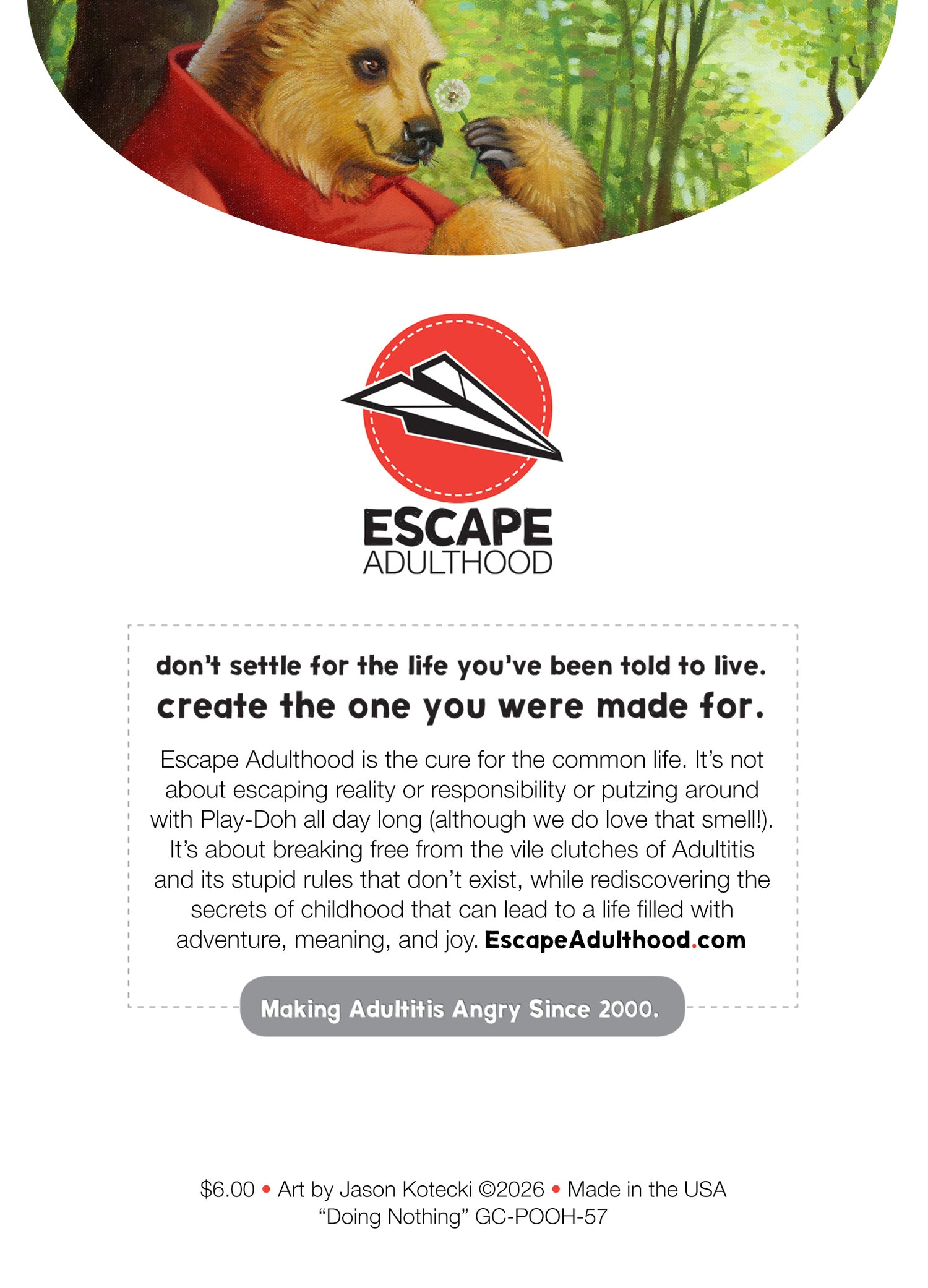 Doing Nothing Greeting Card