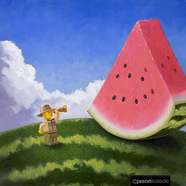 How Many Watermelons? Original Art