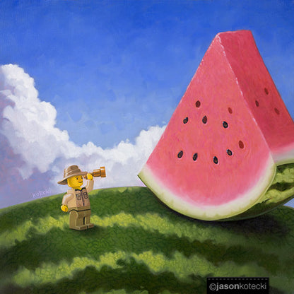 How Many Watermelons Print