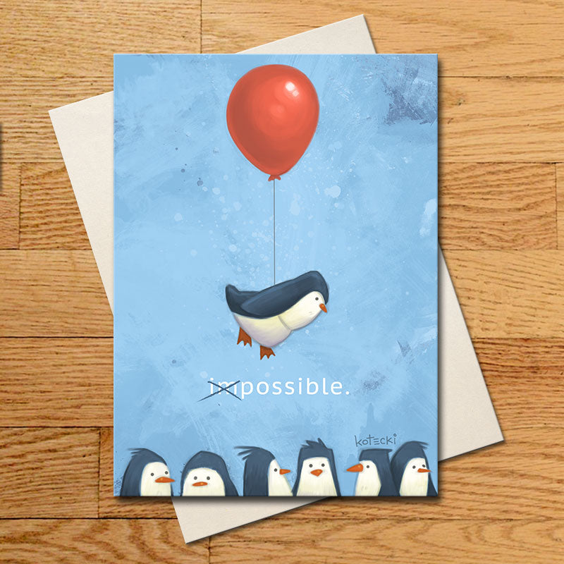 Penguin Possible Greeting Card