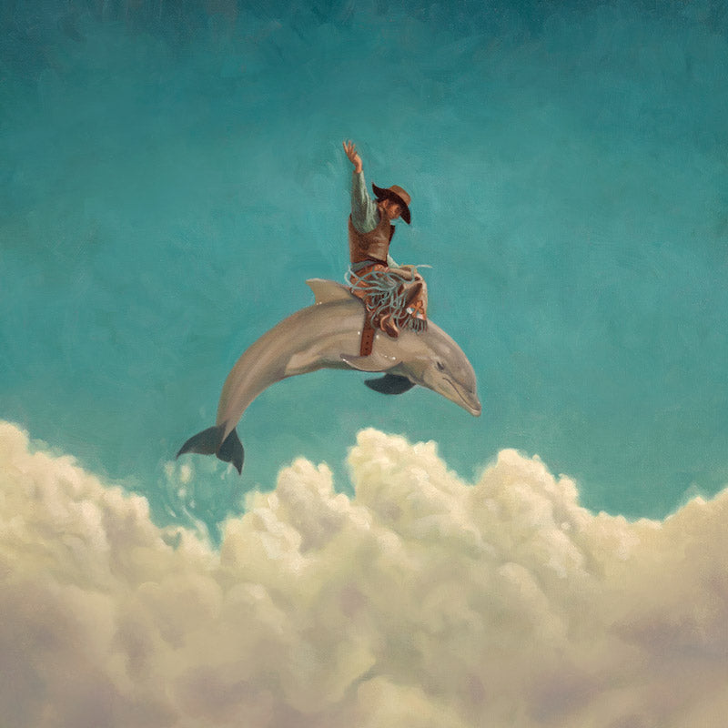 Rodeo Dolphin Original Art