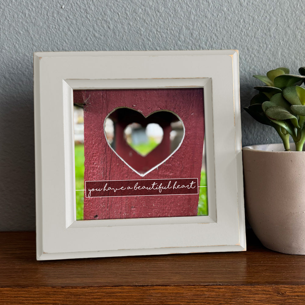 Rustic Heart Framed Print