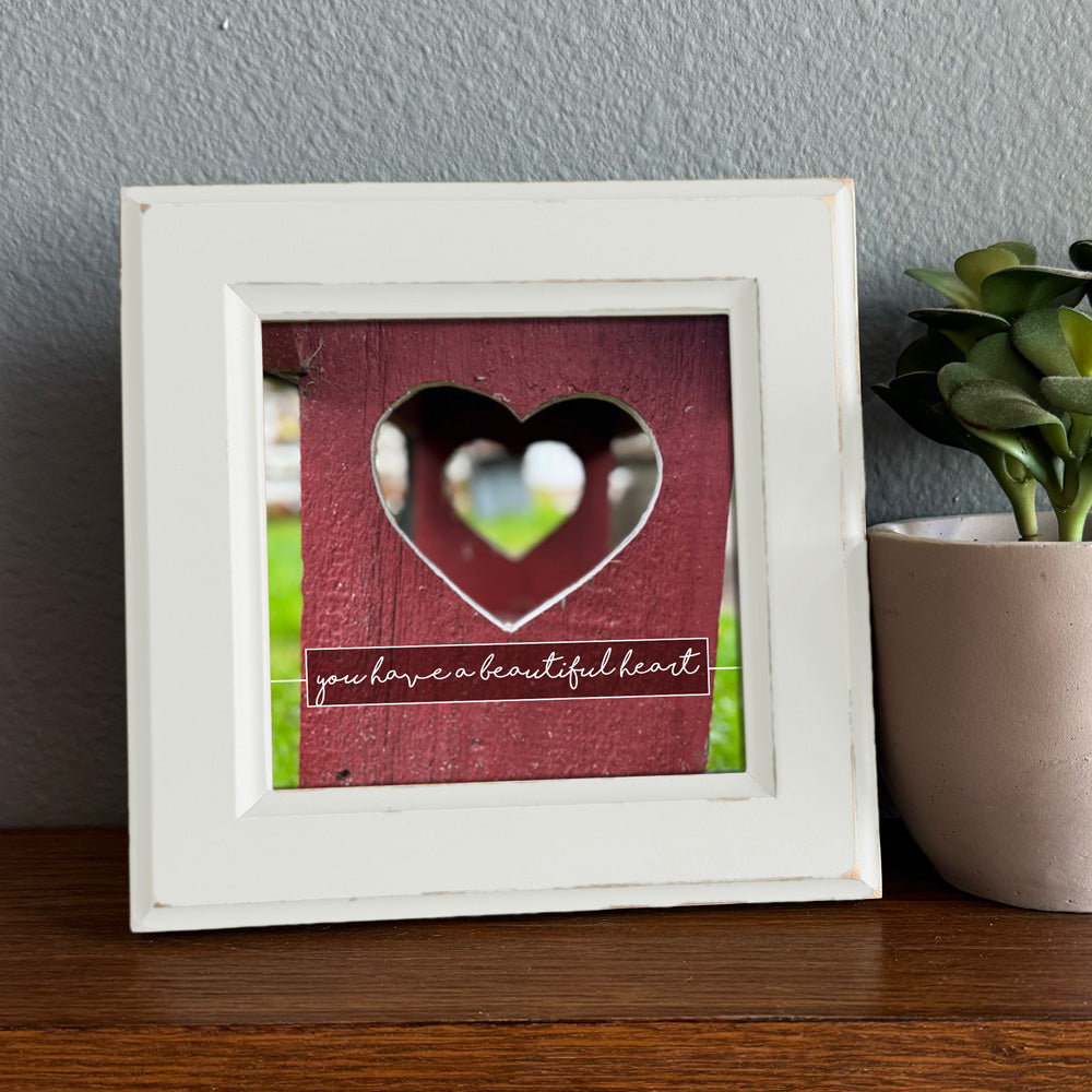 Rustic Heart Framed Print