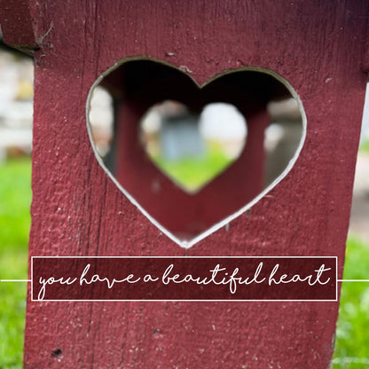 Rustic Heart Framed Print