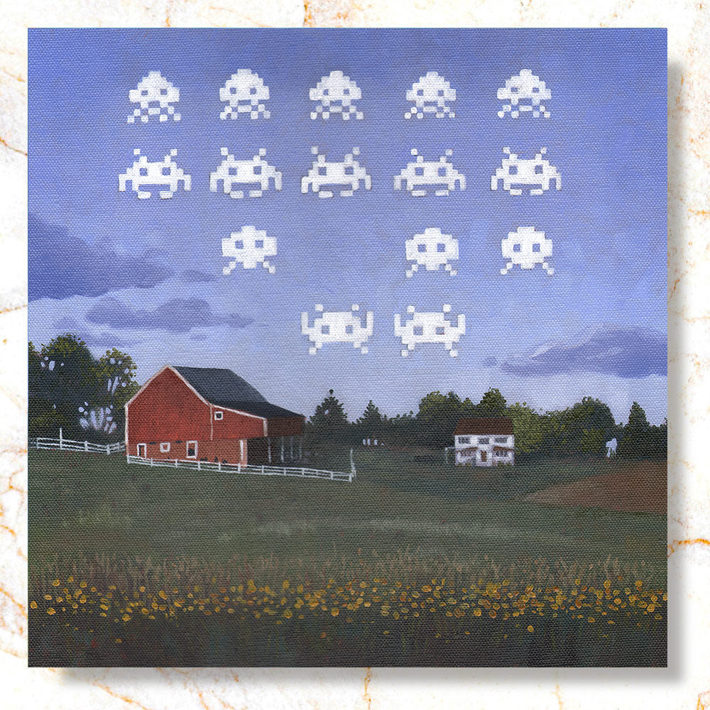 Space Invaders Mini Print - Timed Release ⏳