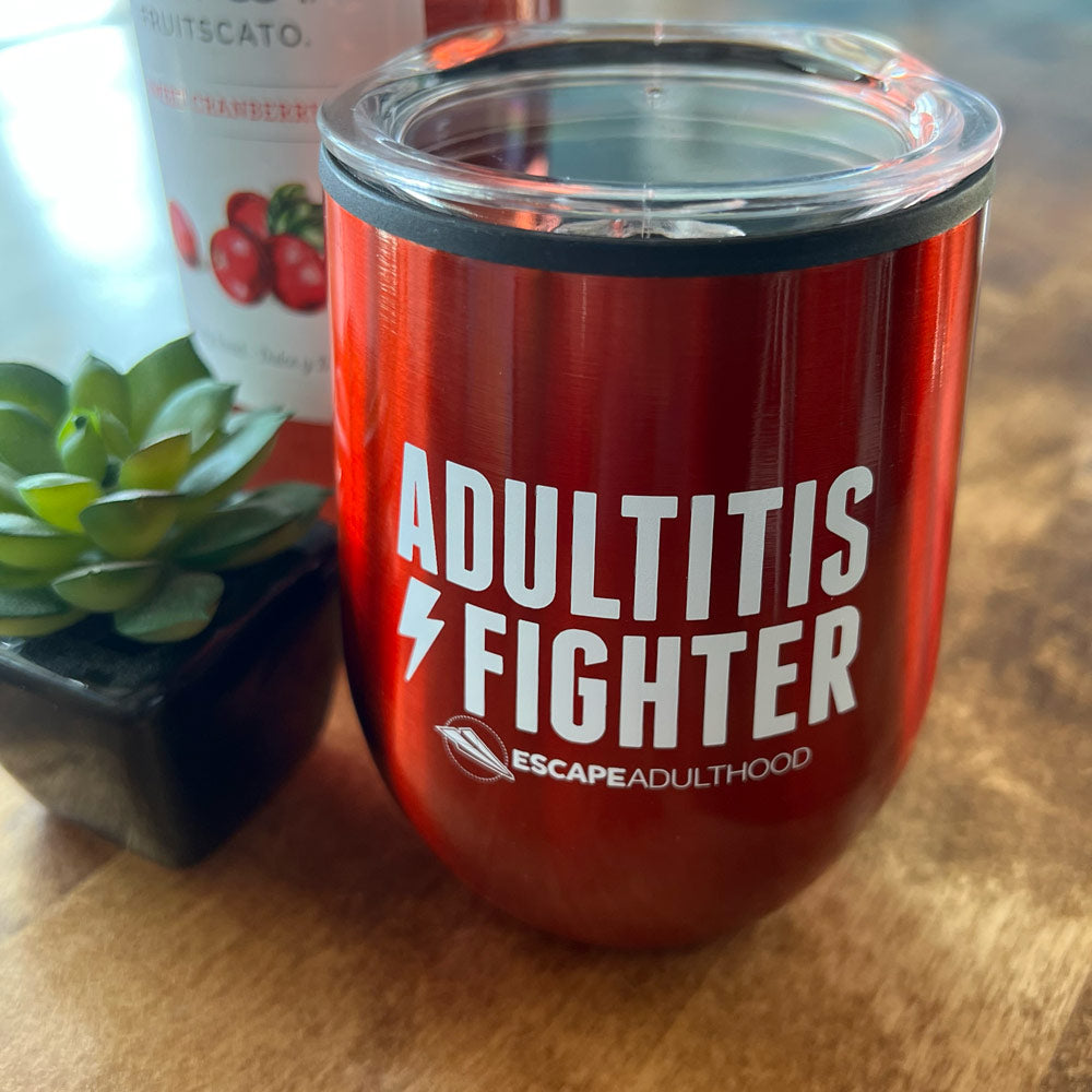 Adultitis Fighter Tumbler