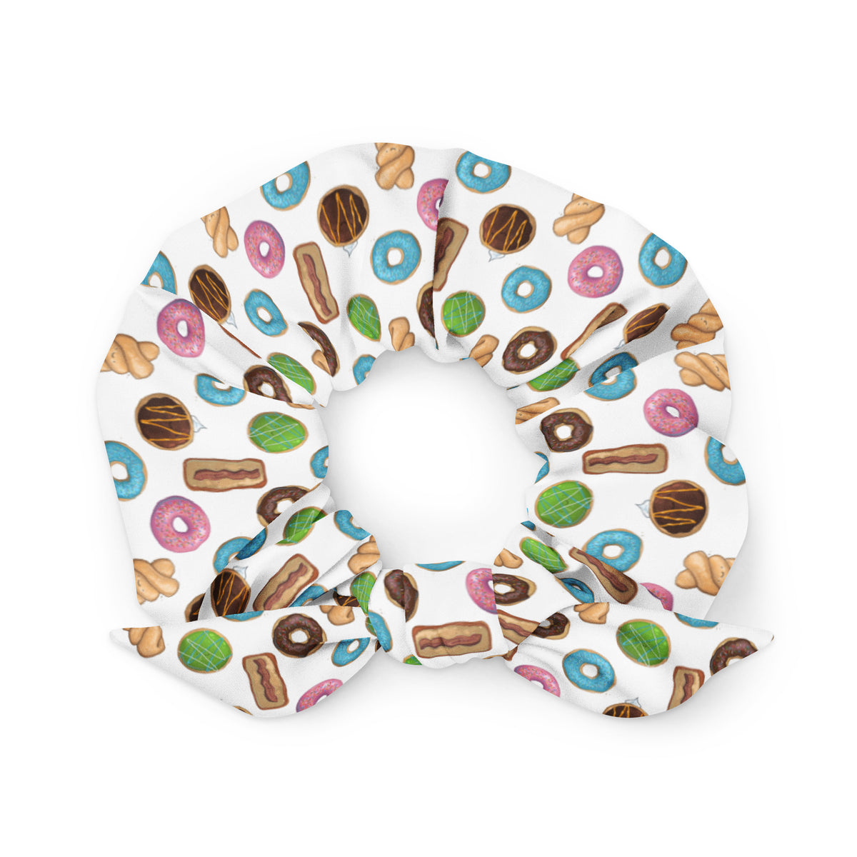 Happy Donuts Scrunchie