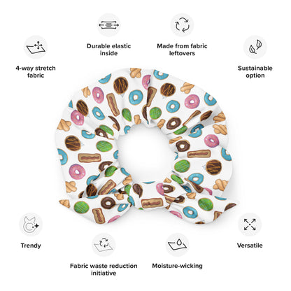 Happy Donuts Scrunchie