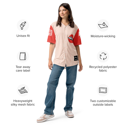 Adultitis Fighter Baseball Jersey