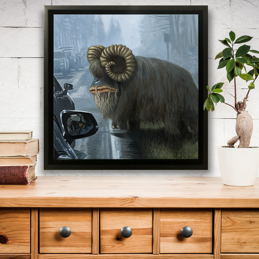 Bantha Crossing Gallery Canvas Print