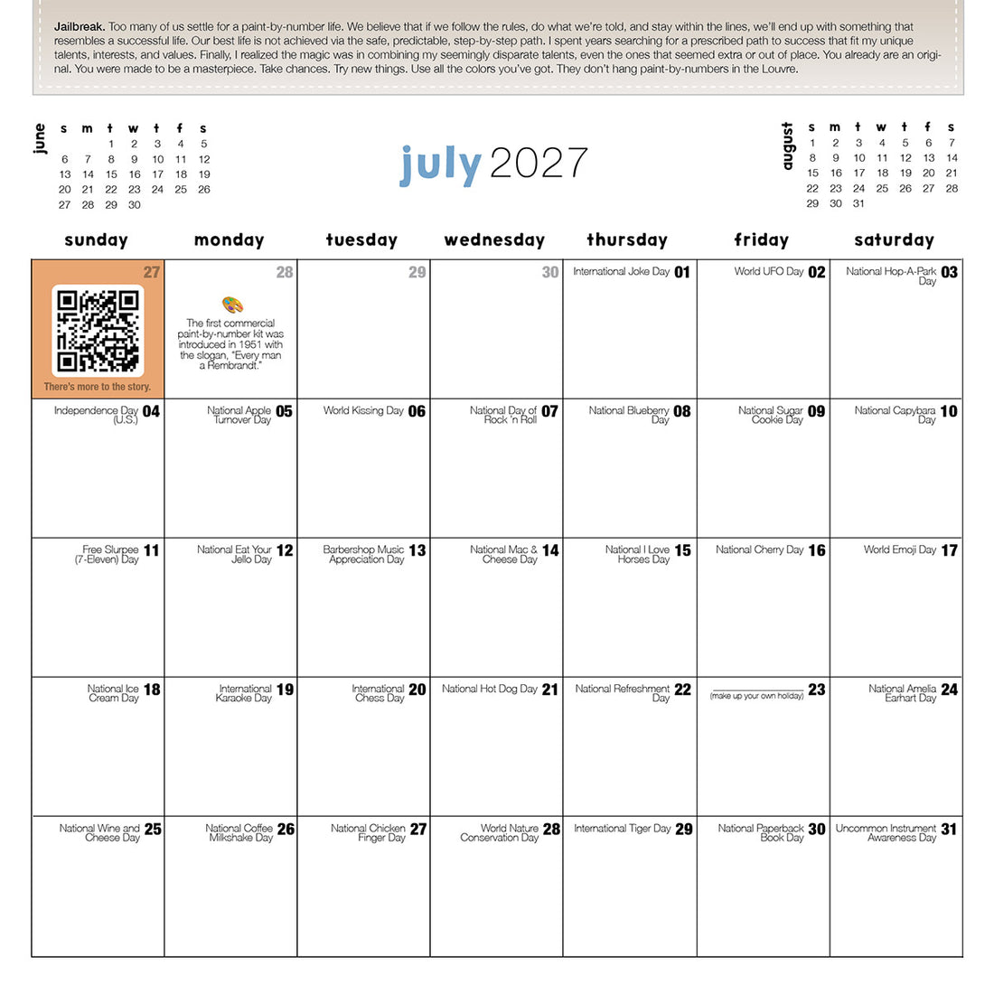 Celebrate Everything 2027 Wall Calendar