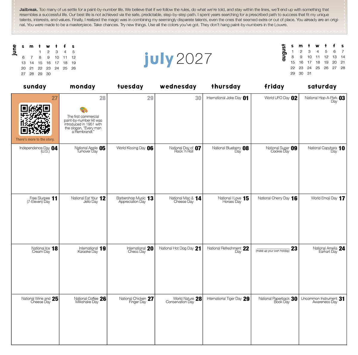 Celebrate Everything 2027 Wall Calendar