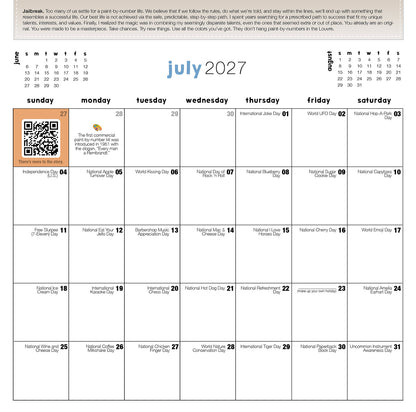 Celebrate Everything 2027 Wall Calendar