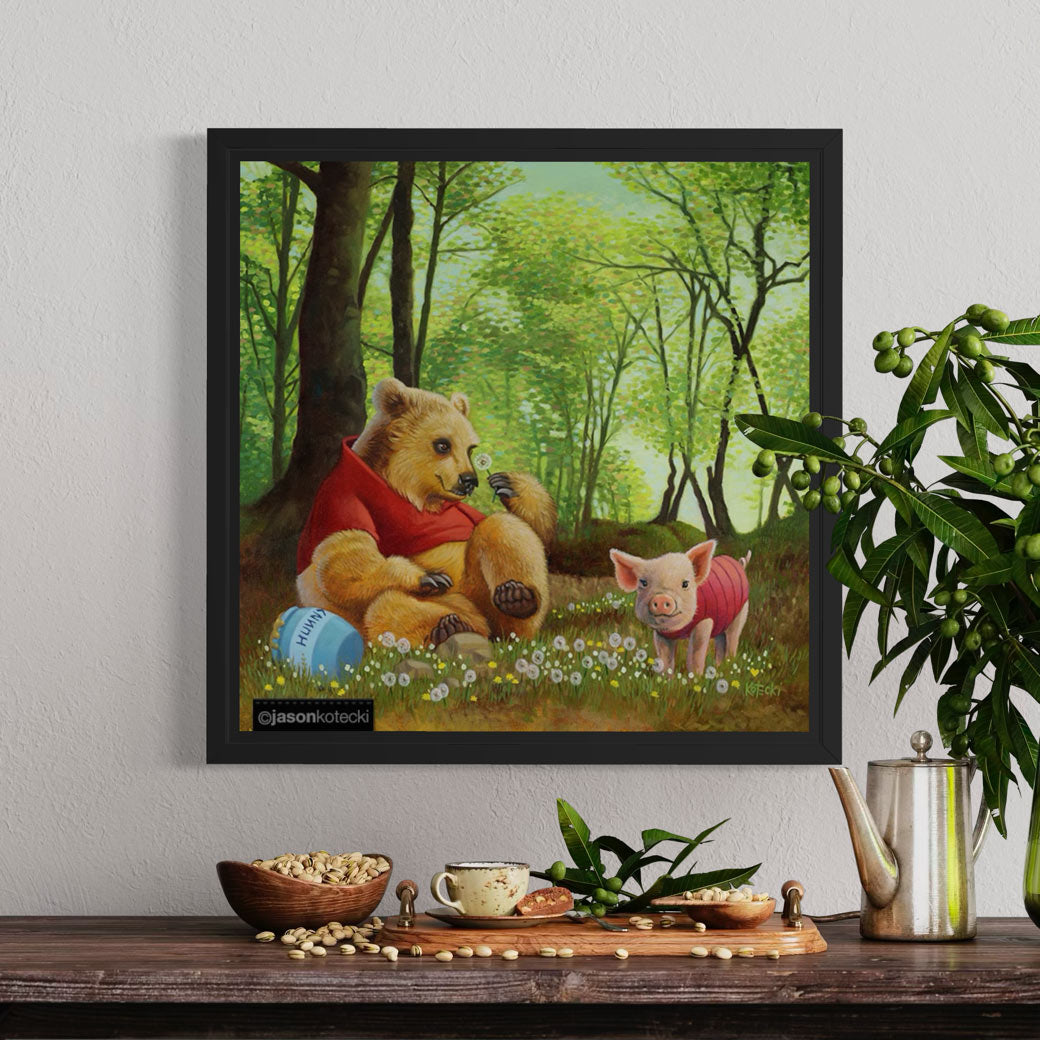 Doing Nothing Original Art