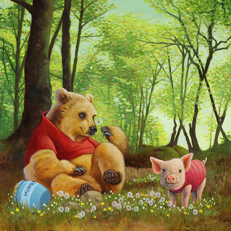 Doing Nothing Original Art