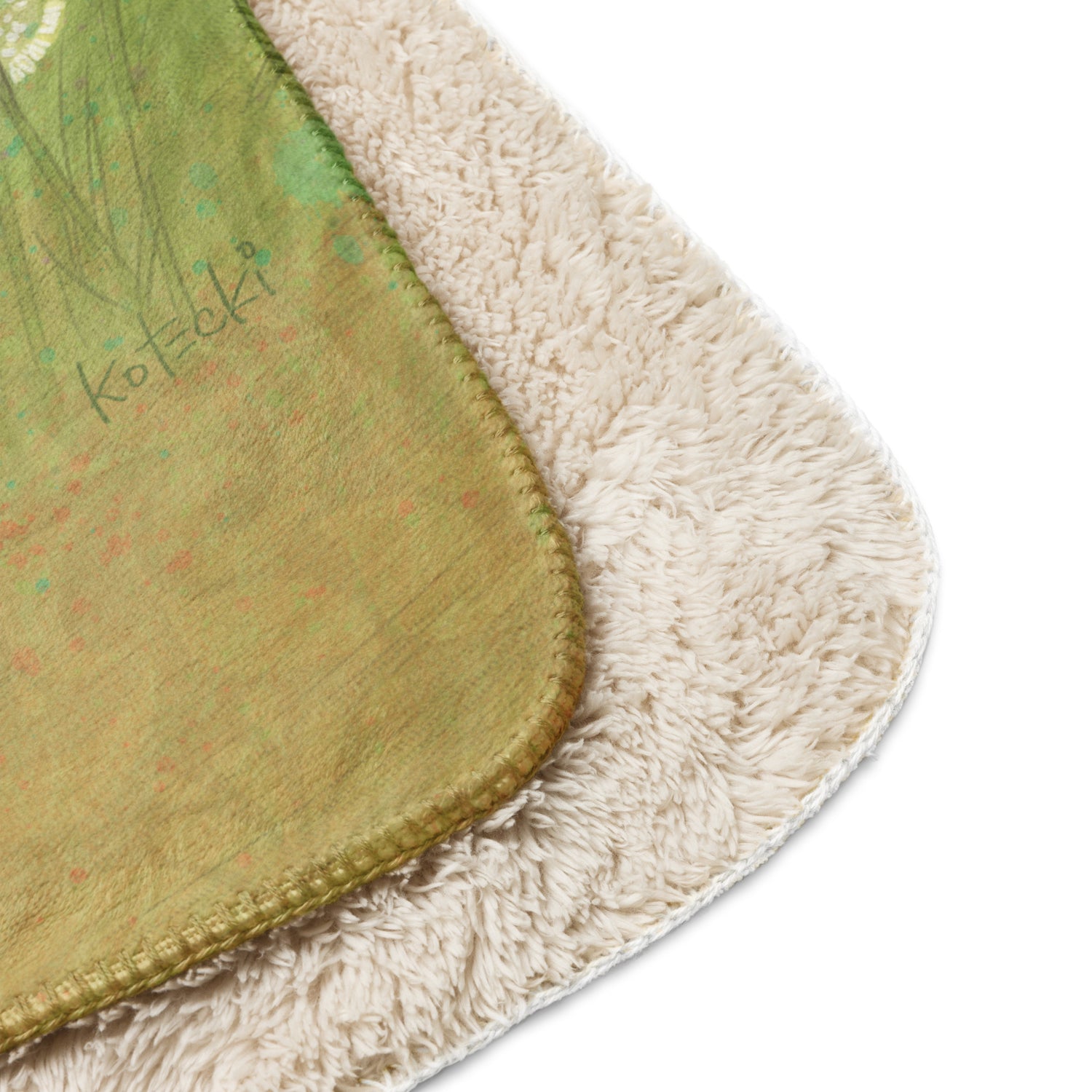 Weeds or Wishes Sherpa Blanket