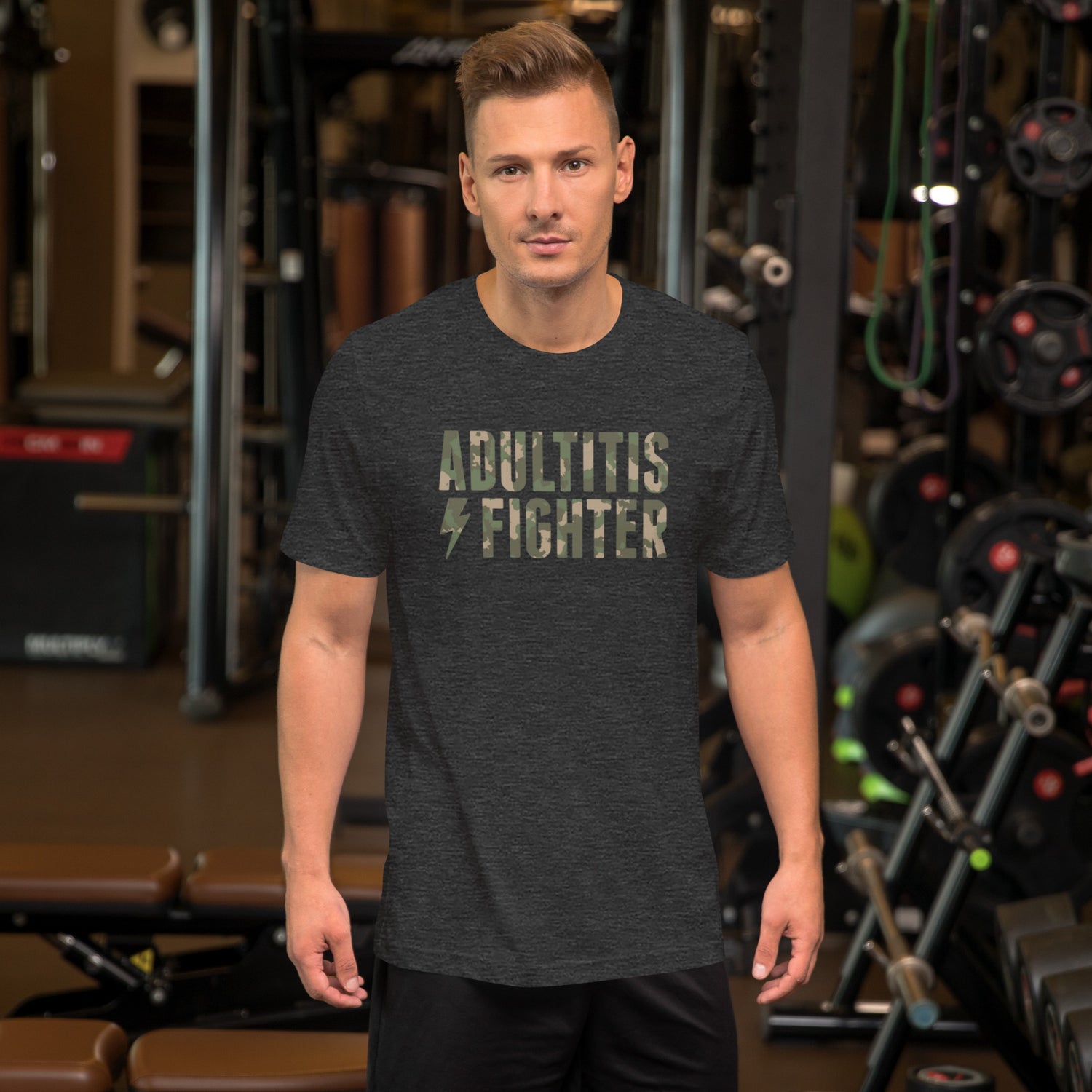 Adultitis Fighter Camo T-Shirt