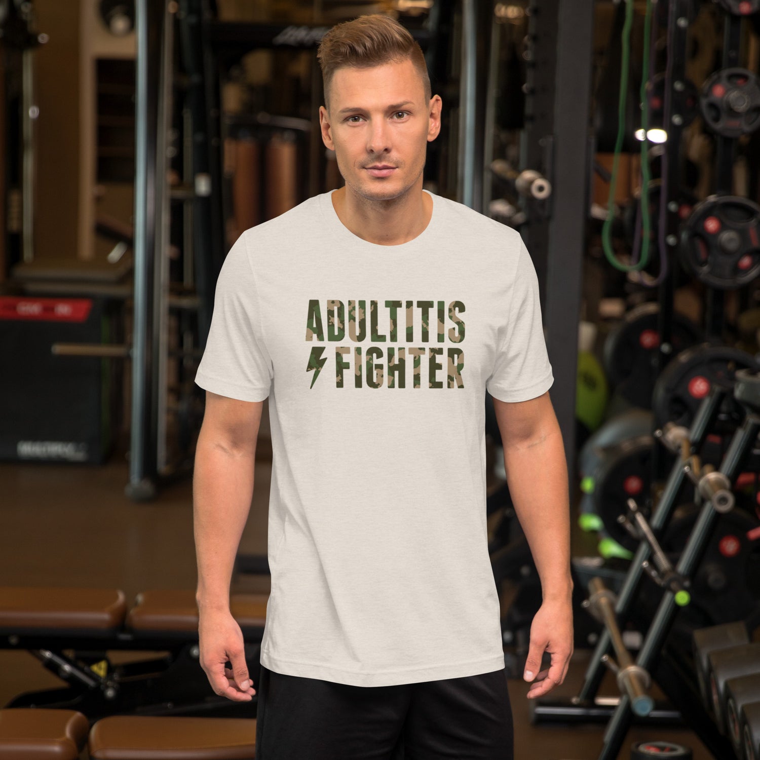 Adultitis Fighter Camo T-Shirt