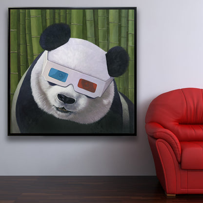 3D Panda Original Art