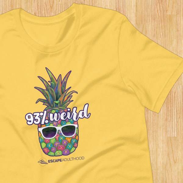 Yellow sales pineapple shirt