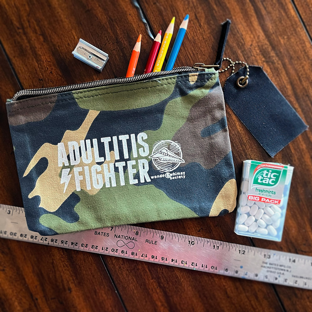 Adultitis Fighter Zip Pouch