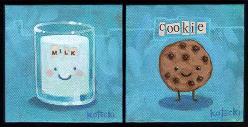 Milk &amp; Cookie Original Art