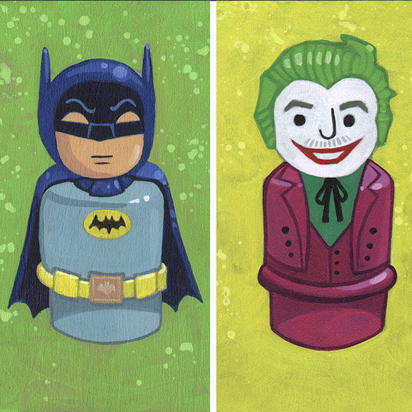 Batman &amp; Joker Original Art