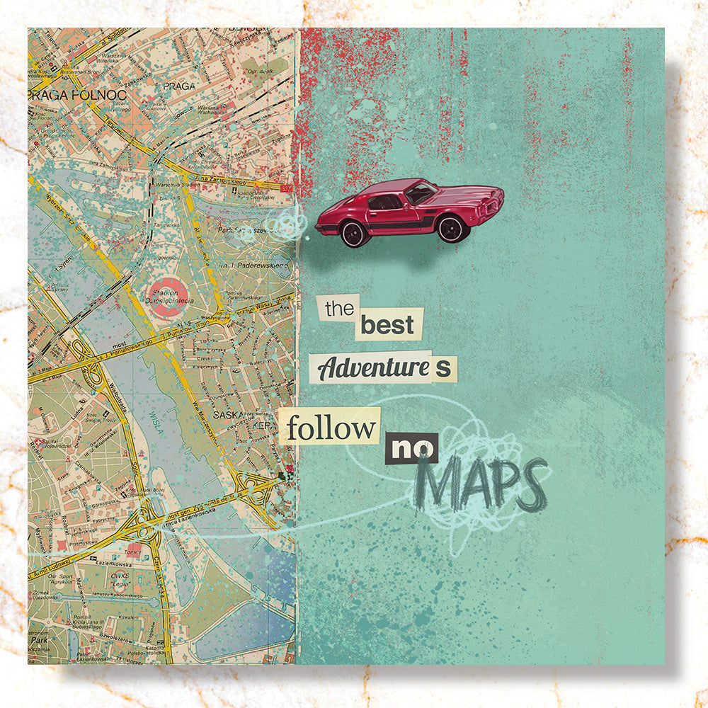 Follow No Maps Mini Print