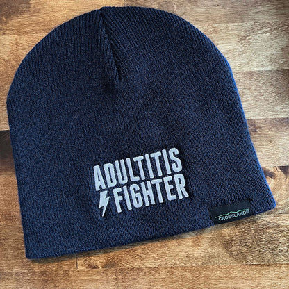 Adultitis Fighter Beanie (Navy)
