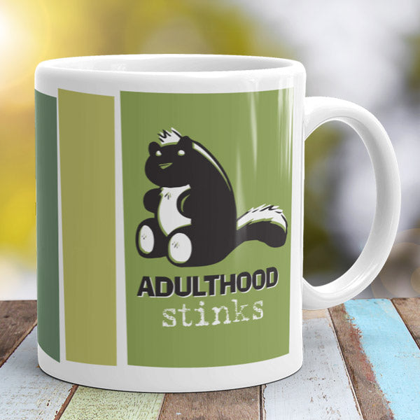 Adulthood Stinks Mug