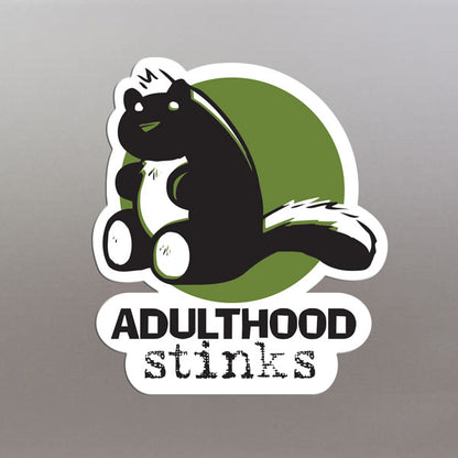 Adulthood Stinks Vinyl Sticker