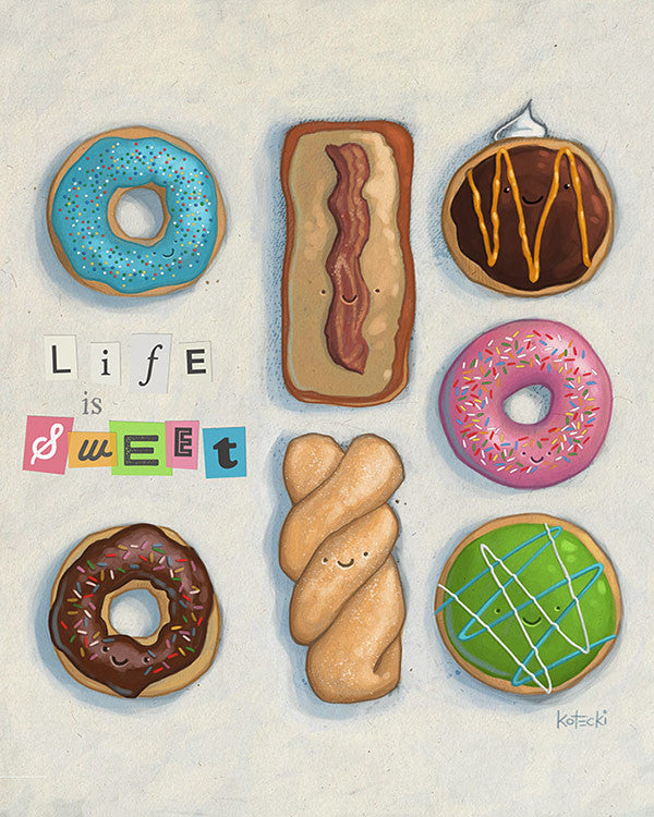 Life Is Sweet Gallery Canvas Print