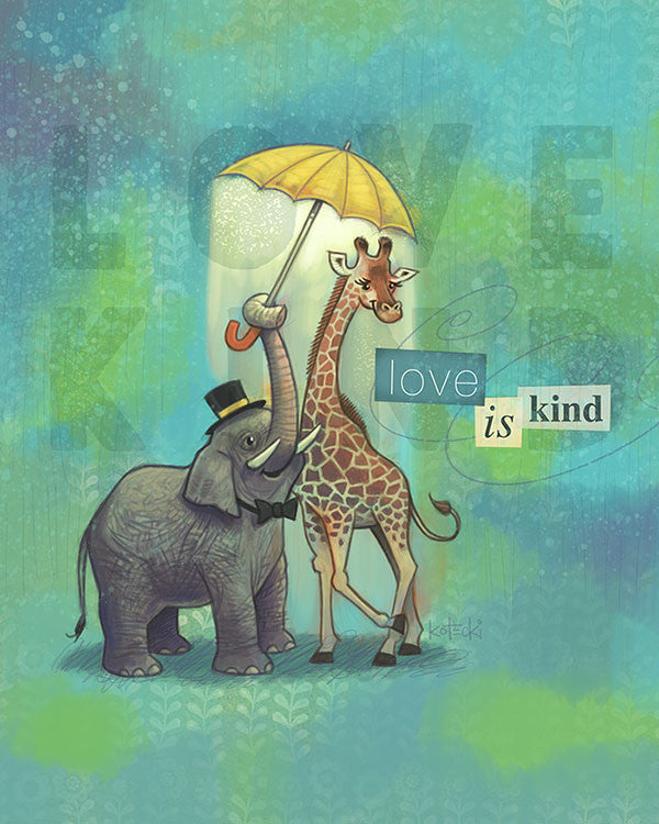 Love Is Kind Gallery Canvas Print