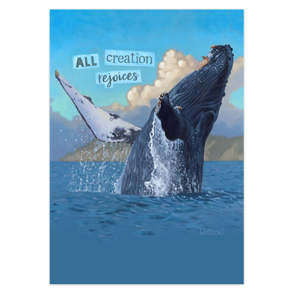 All Creation Rejoices Greeting Card