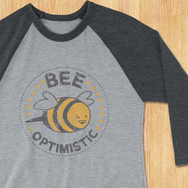 Bee Optimistic 3/4 Sleeve Jersey