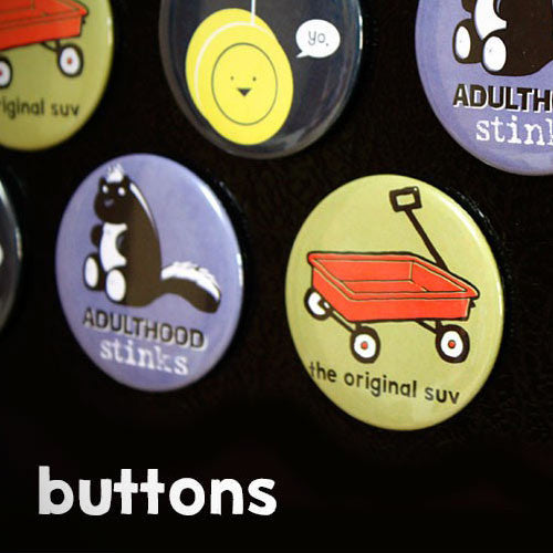 Escape Adulthood Buttons (Series 2)