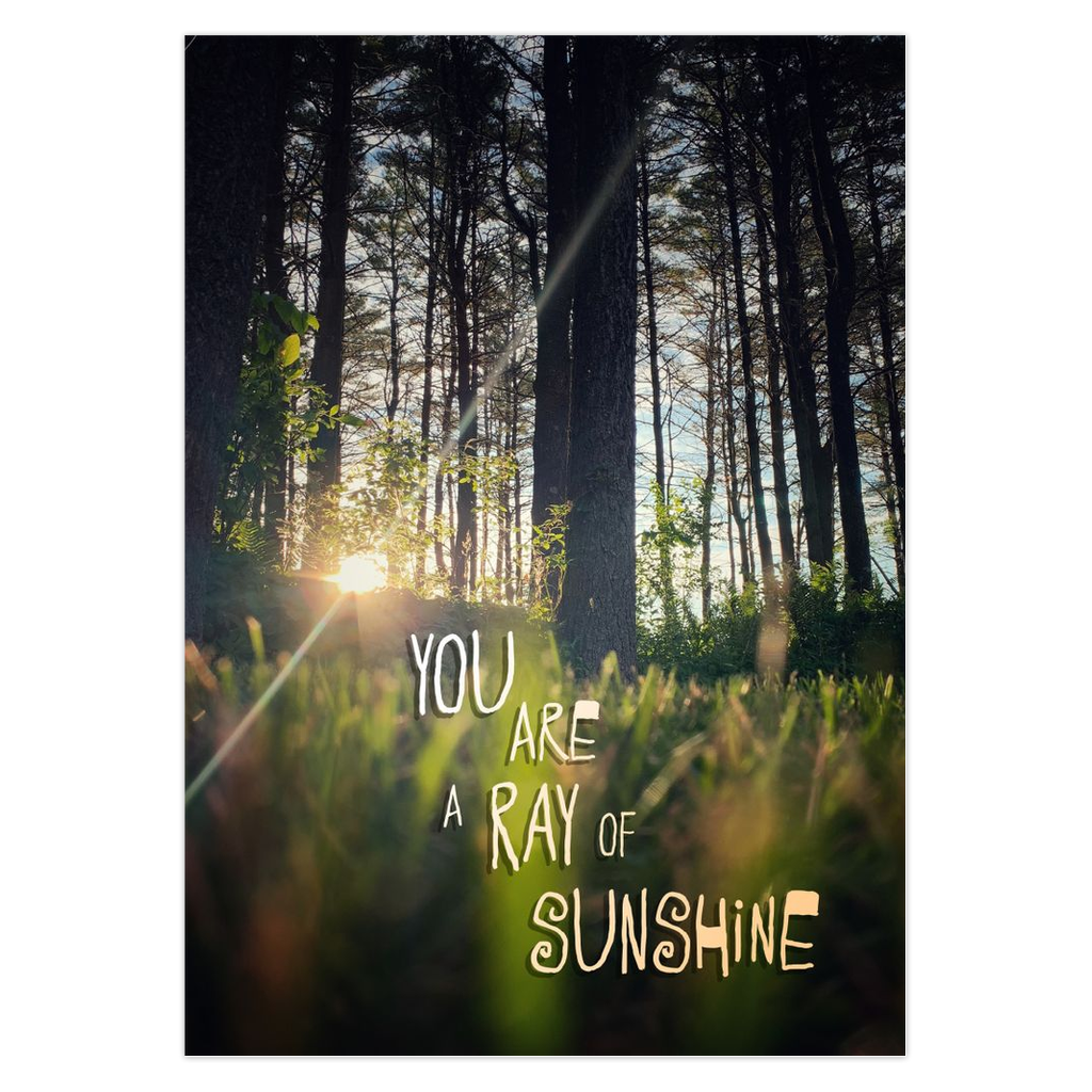 Ray of Sunshine Greeting Card