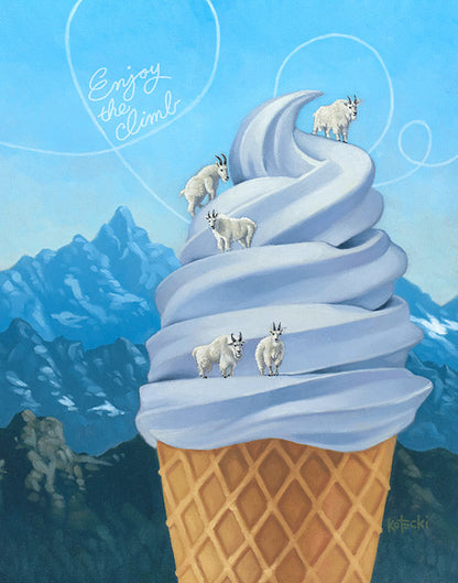 Enjoy the Climb Original Art