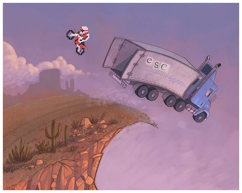 Escape Bike Print