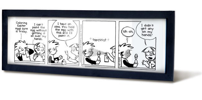 Framed Kim & Jason Comic Strip