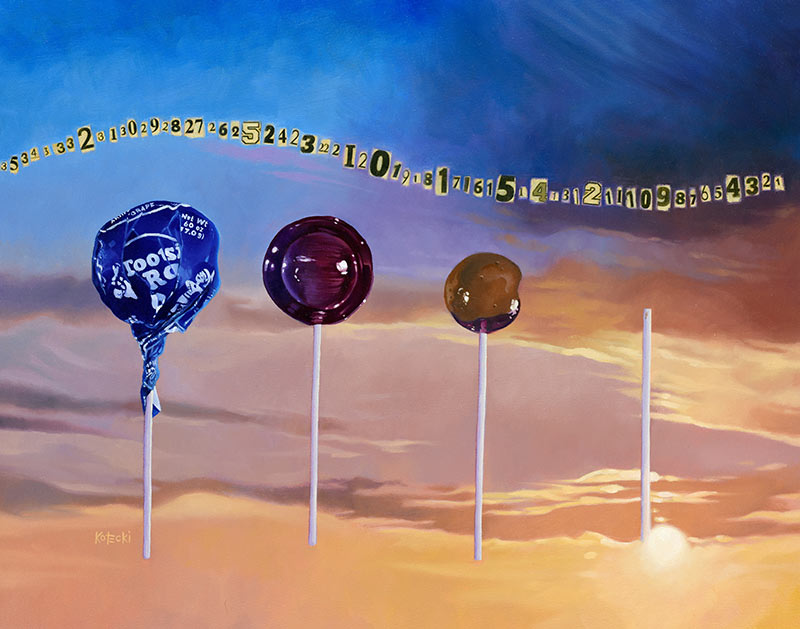 How Many Licks? Original Art