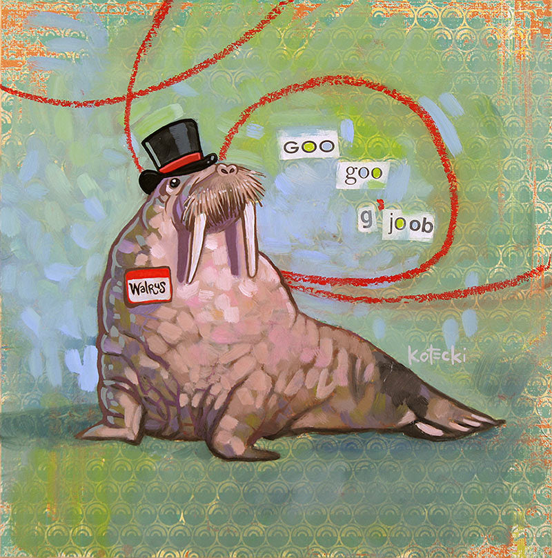 I Am the Walrus Original Art