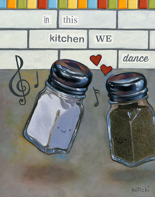 In This Kitchen We Dance Original Art