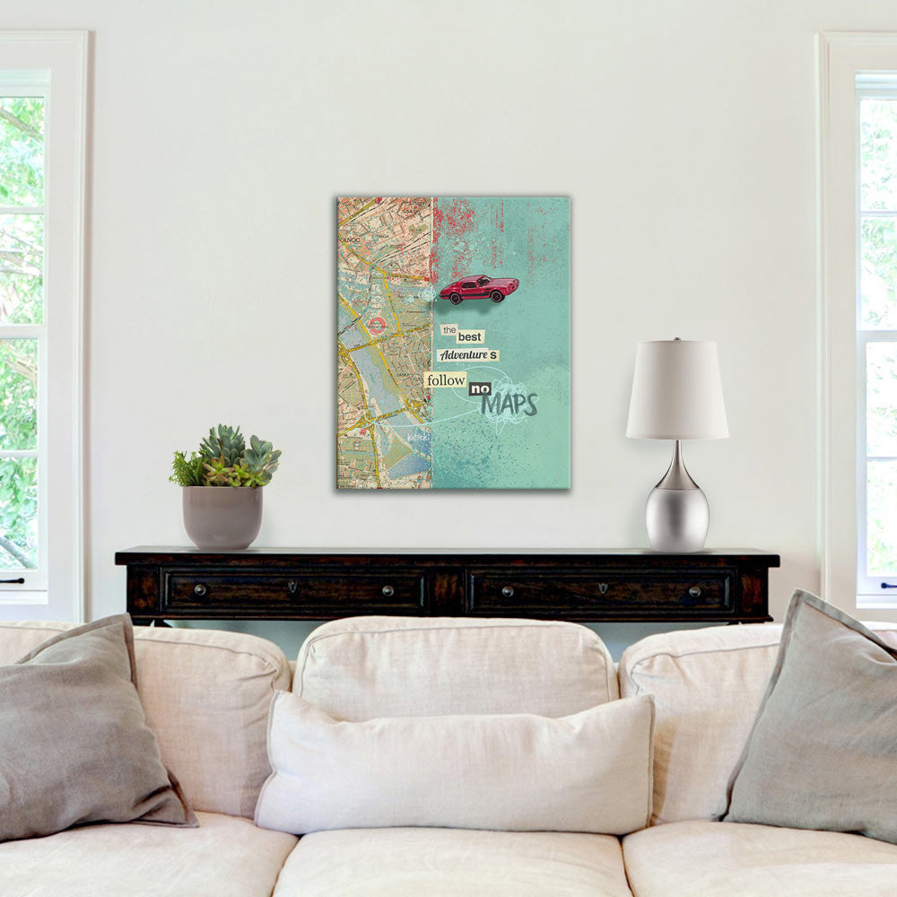 Follow No Maps Print